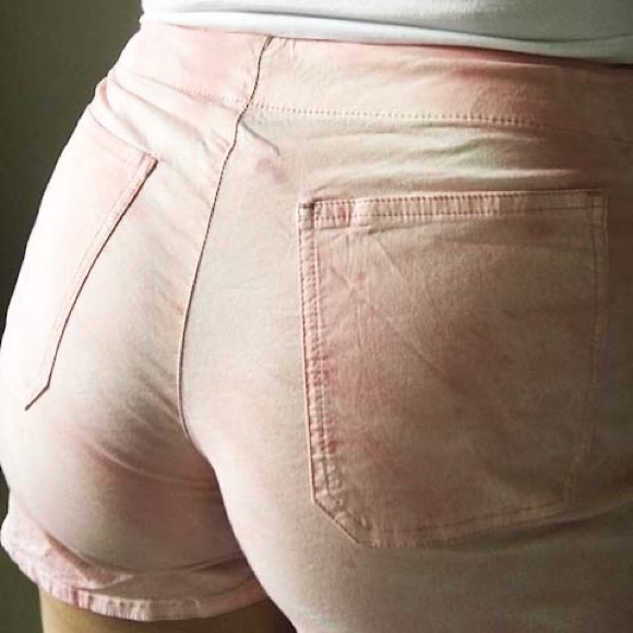 PACIFIC TRAIL Pink Acid Wash Skorts - Picture 6 of 11